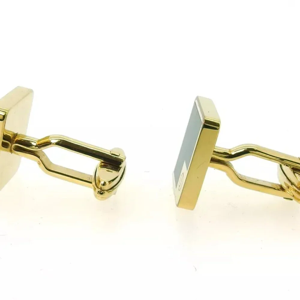 dunhill cuff d mark Gold Hardware Authentic used